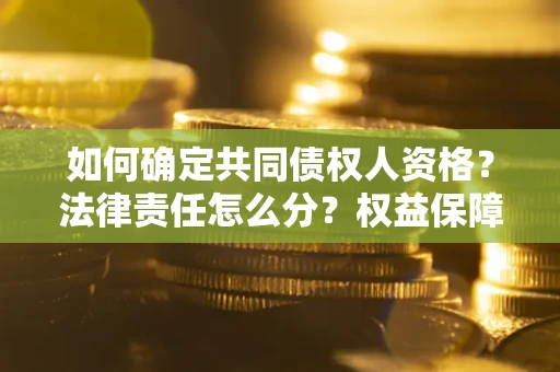济南如何确定共同债权人资格？法律责任怎么分？权益保障技巧揭秘！