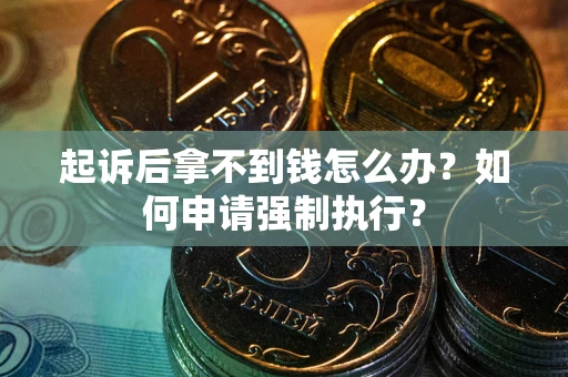 济南起诉后拿不到钱怎么办？如何申请强制执行？