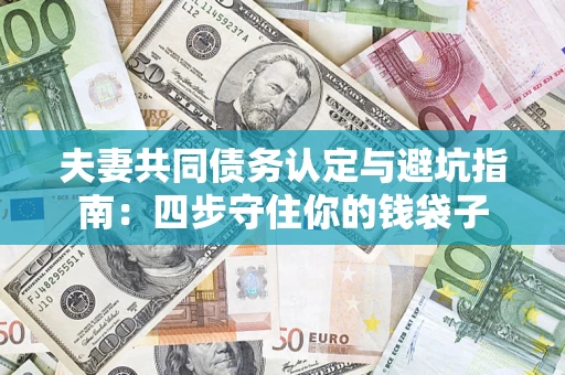 济南夫妻共同债务认定与避坑指南：四步守住你的钱袋子
