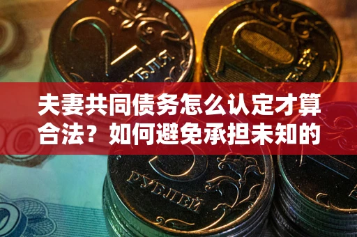 济南夫妻共同债务怎么认定才算合法？如何避免承担未知的债务风险？
